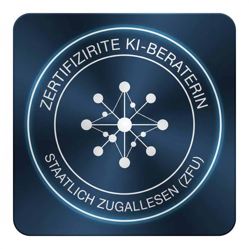 Zertifizierte KI-Beraterin – Staatlich zugelassen (ZFU)